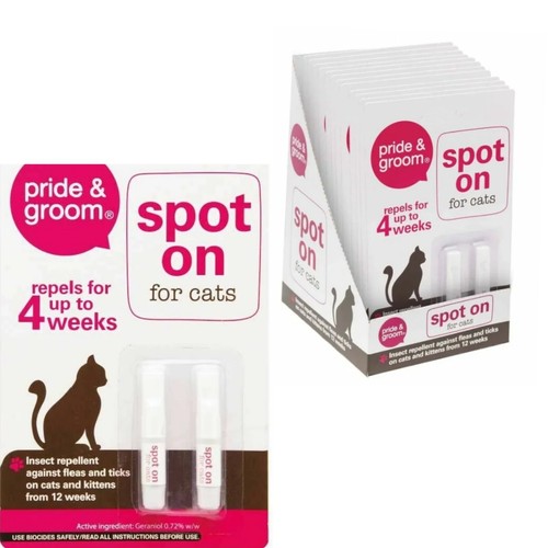 Spot flea and tick cat - flea,
