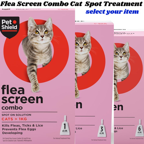 Flea screen combo cat spot - flea,