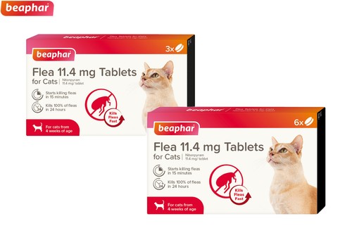 Beaphar cat flea tablets - tablets, fast