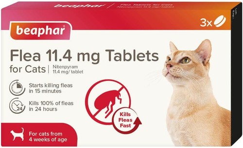 Beaphar flea tablets for - -,