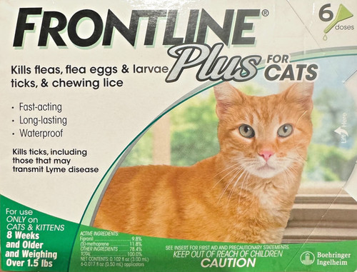 Frontline plus for cats - plus,