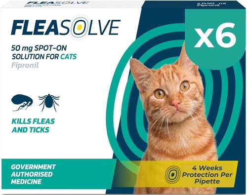 Cat flea treatment - 6, pipettes