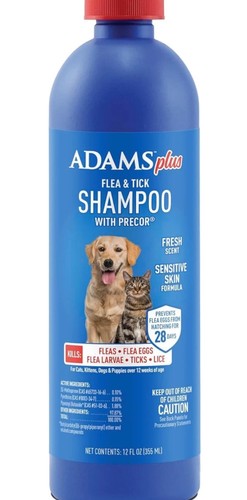 Adams plus flea tick shampoo - flea,