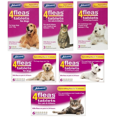 Johnsons vet 4fleas tablets - johnsons,